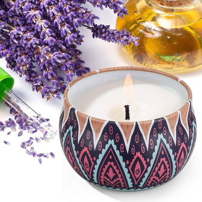 4.5cm Scented Tin Candle (Pack of 1) (Multicolor)
